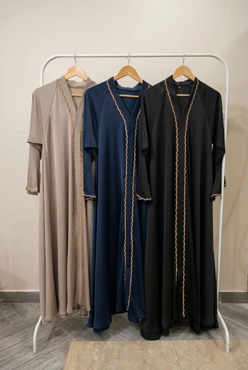 	Nida Butterfly Velvet Abaya (PC: 004)